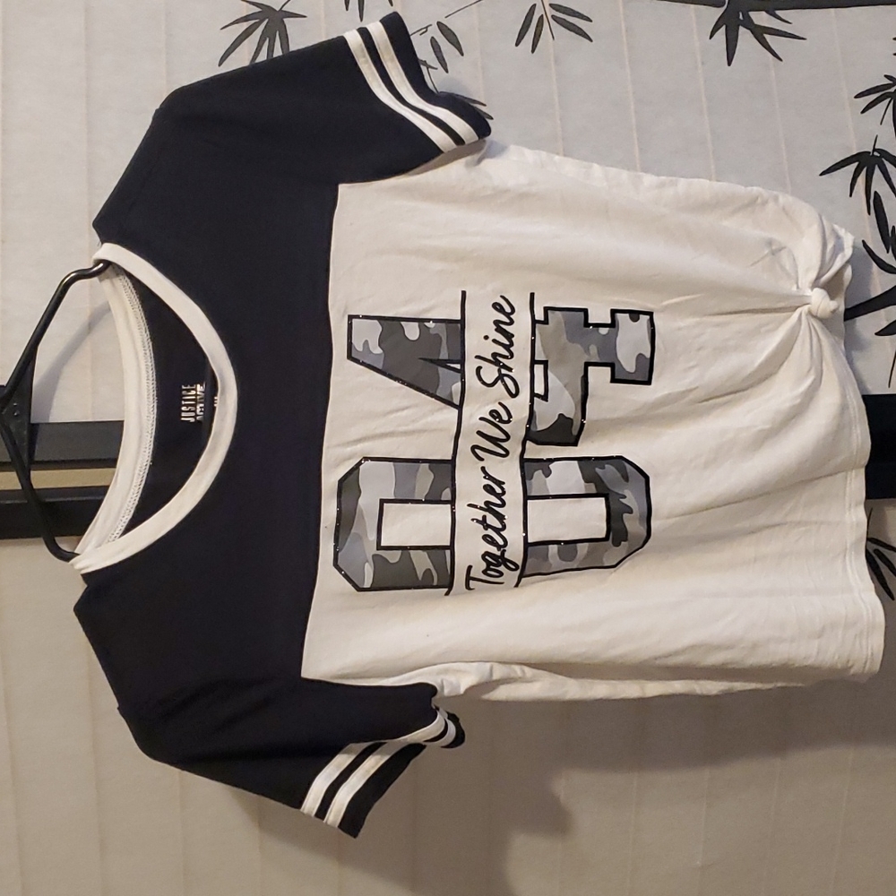 Justice sz10 Glitter Tee